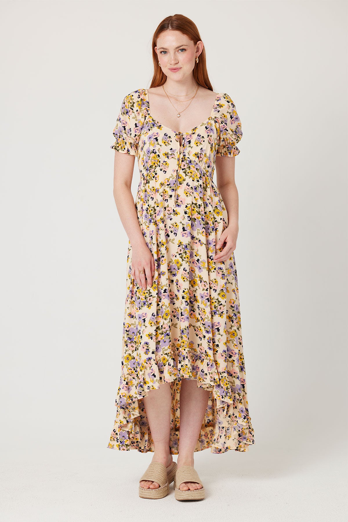 patrons of peace maxi dress Adrian XS / IA Pearled Ivory 24.5 Hip Size:34 KissProm Mermaid Off the camellia