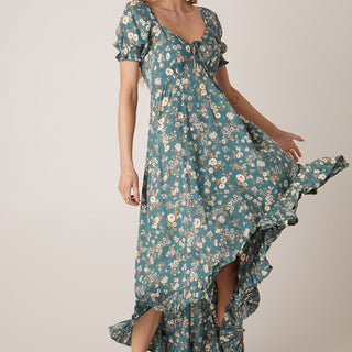 patrons of peace dress Tampa Womens Halter - Sage This flowing silhouette features a flattering fitted bodice with a scoop neckline and charming tie details at the shoulders PATRONS OF PEACE Smocked Womens